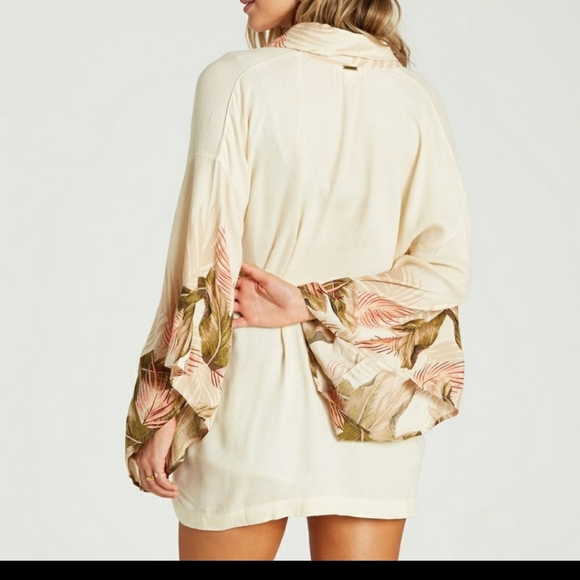 Billabong Ko Ko Mo Kimono Cover Up M/L - Picture 6 of 10